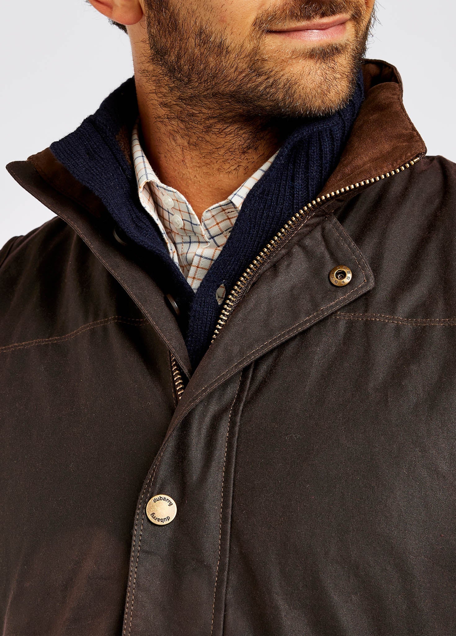 Mayfly Men's Waxed Cotton Vest - Java