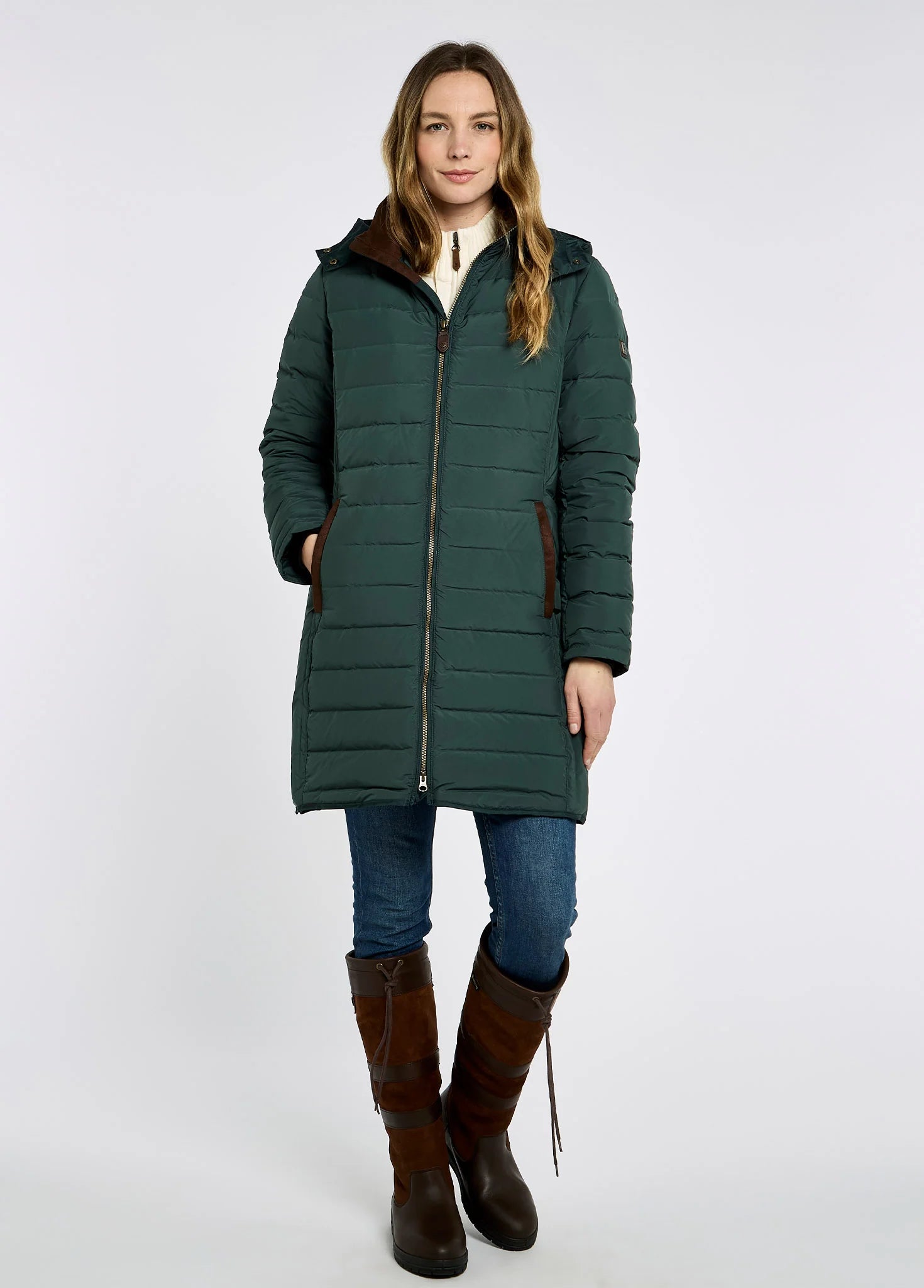 Ballybrophy Quilted Jacket - Winter Moss