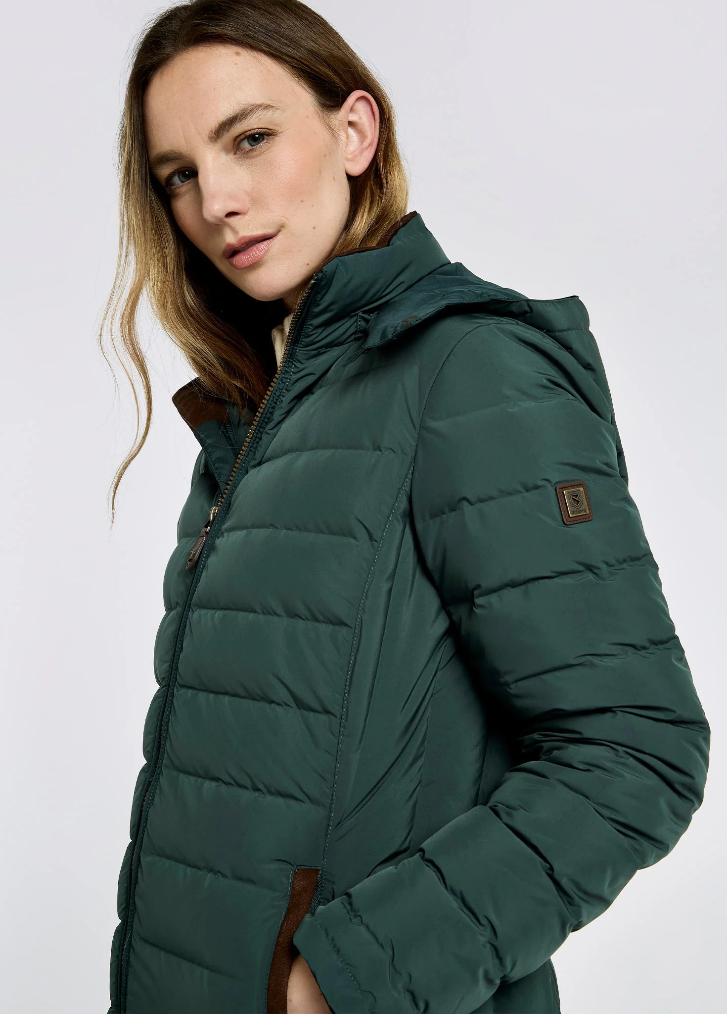 Ballybrophy Quilted Jacket - Winter Moss