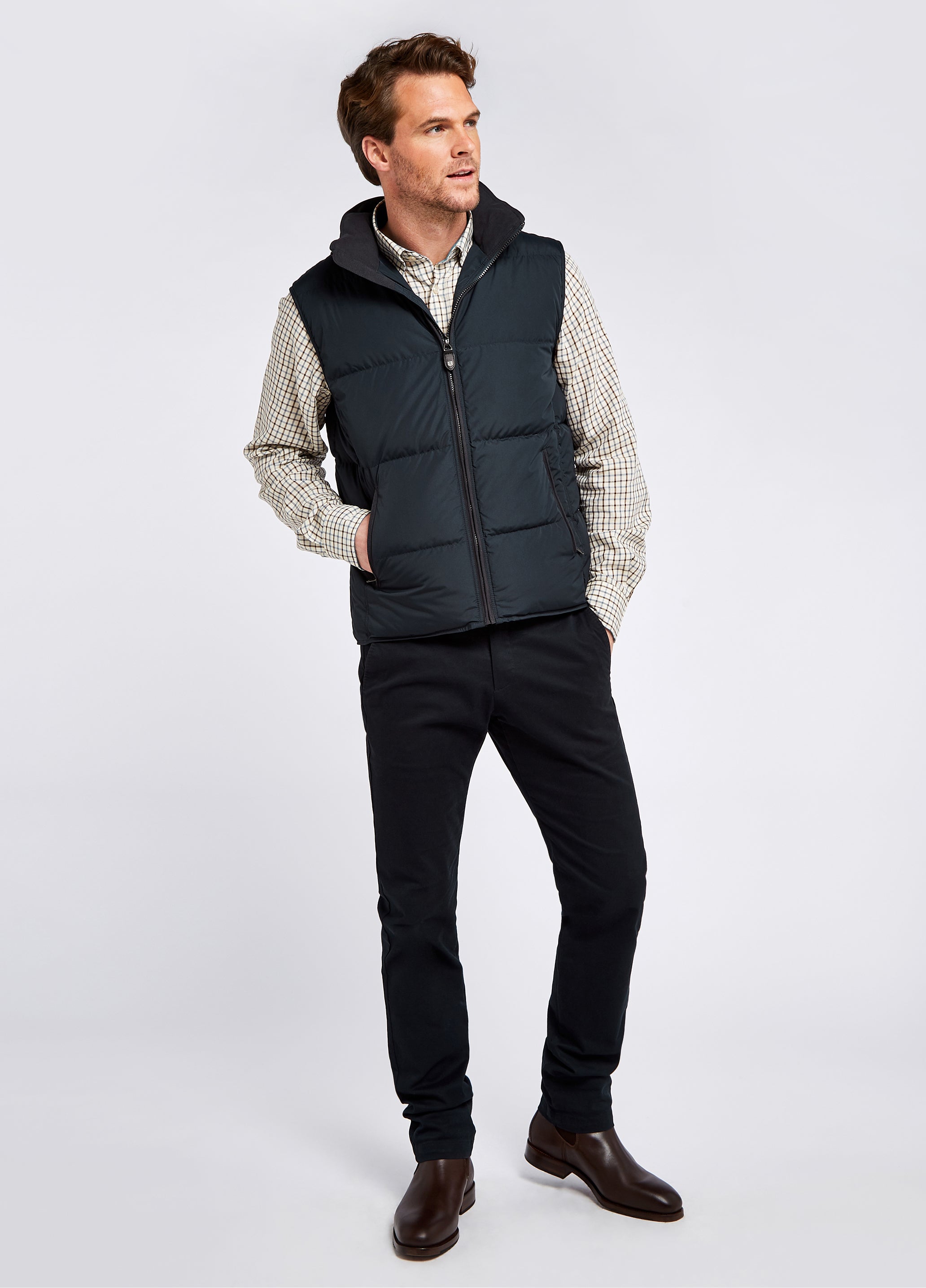 Graystown Down Gilet - Navy