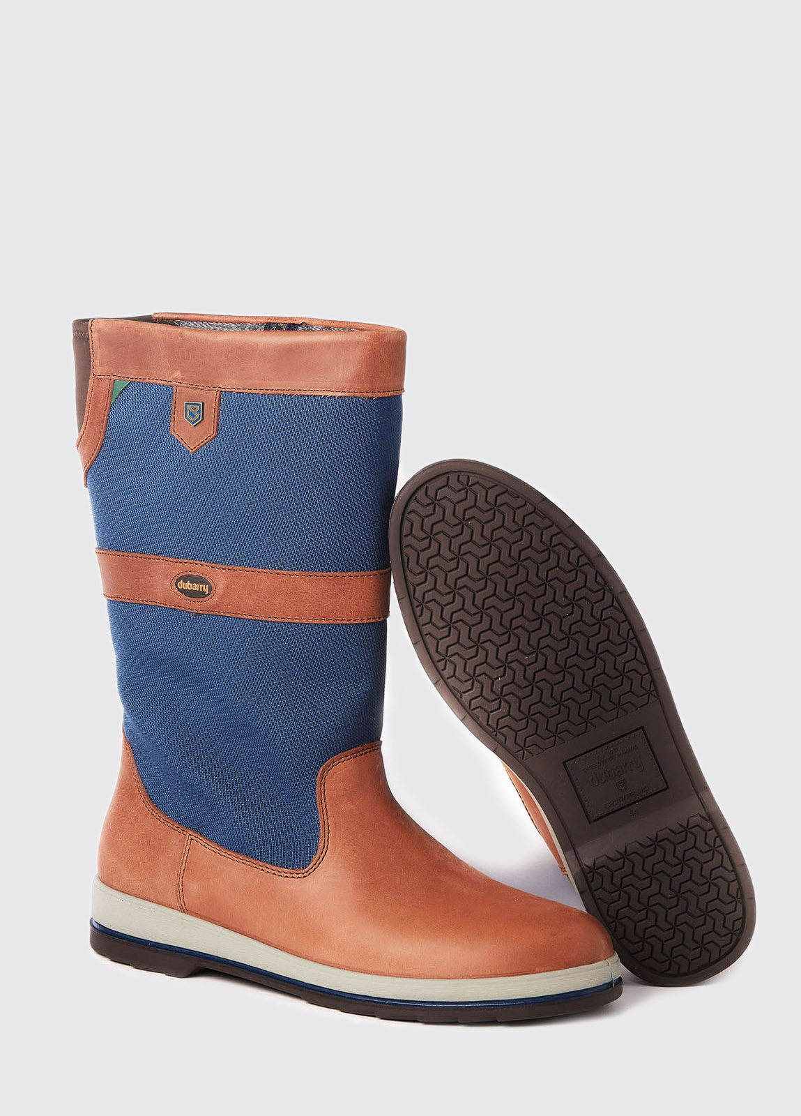 Shamrock Sailing Boot - Navy/Brown