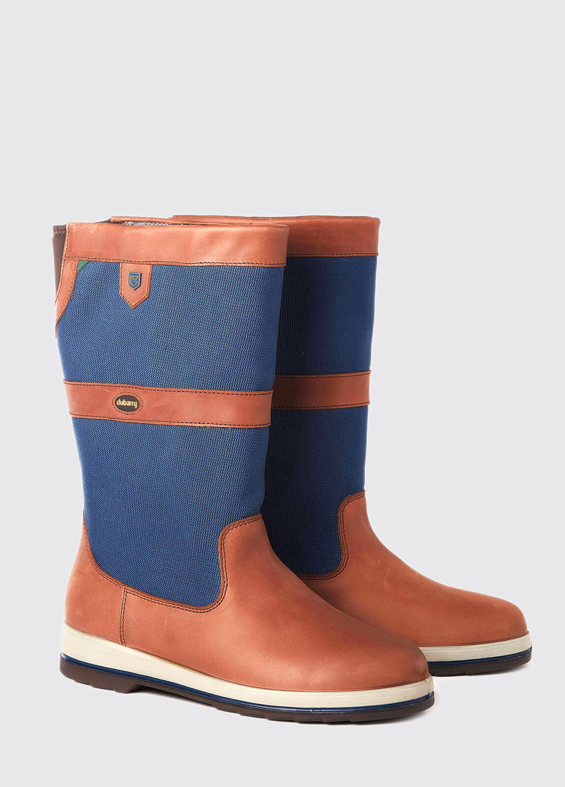 Shamrock ExtraFit™ Sailing Boot - Navy/Brown