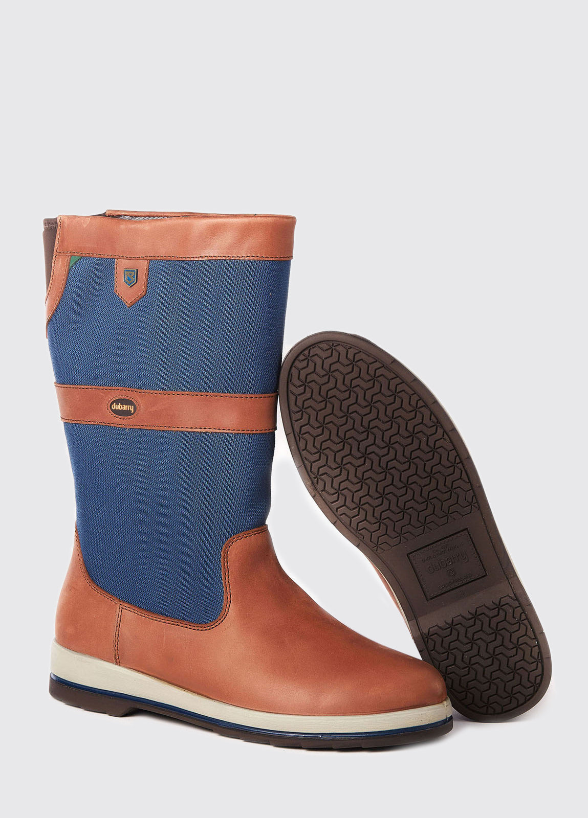 Shamrock ExtraFit™ Sailing Boot - Navy/Brown