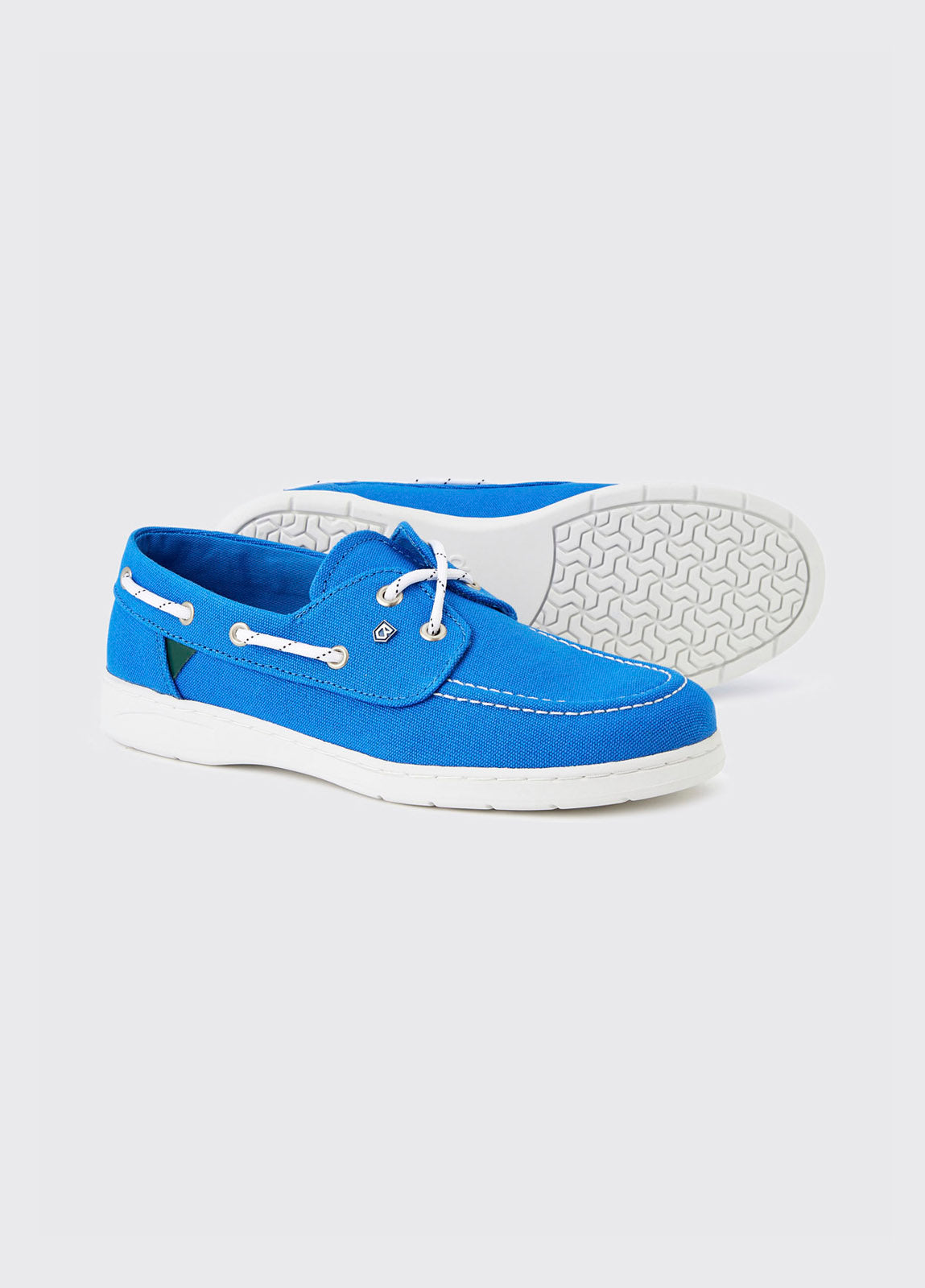 Biarritz Canvas Deck Shoe - Blue Mist