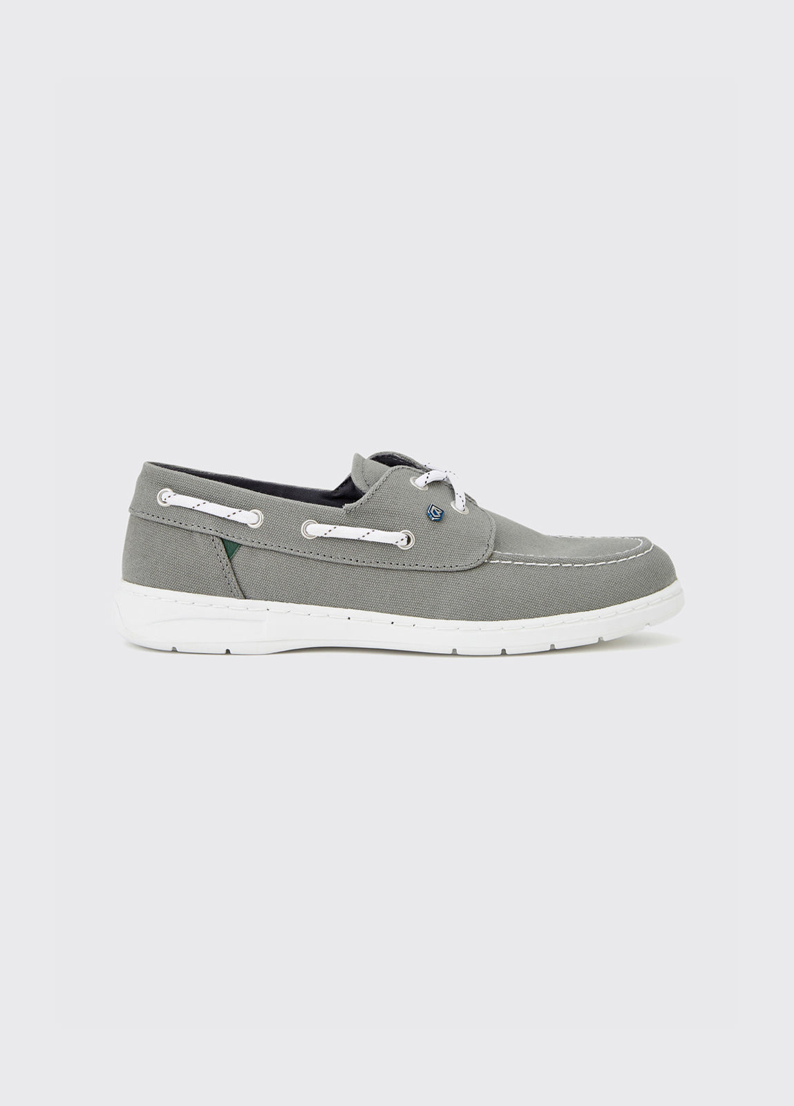 Biarritz Canvas Deck Shoe - Khaki