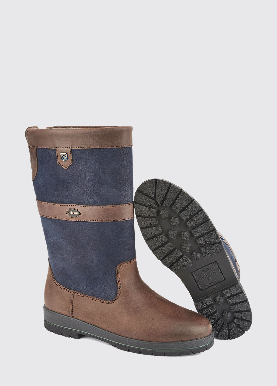 Kildare ExtraFit Country Boot - Navy/Brown