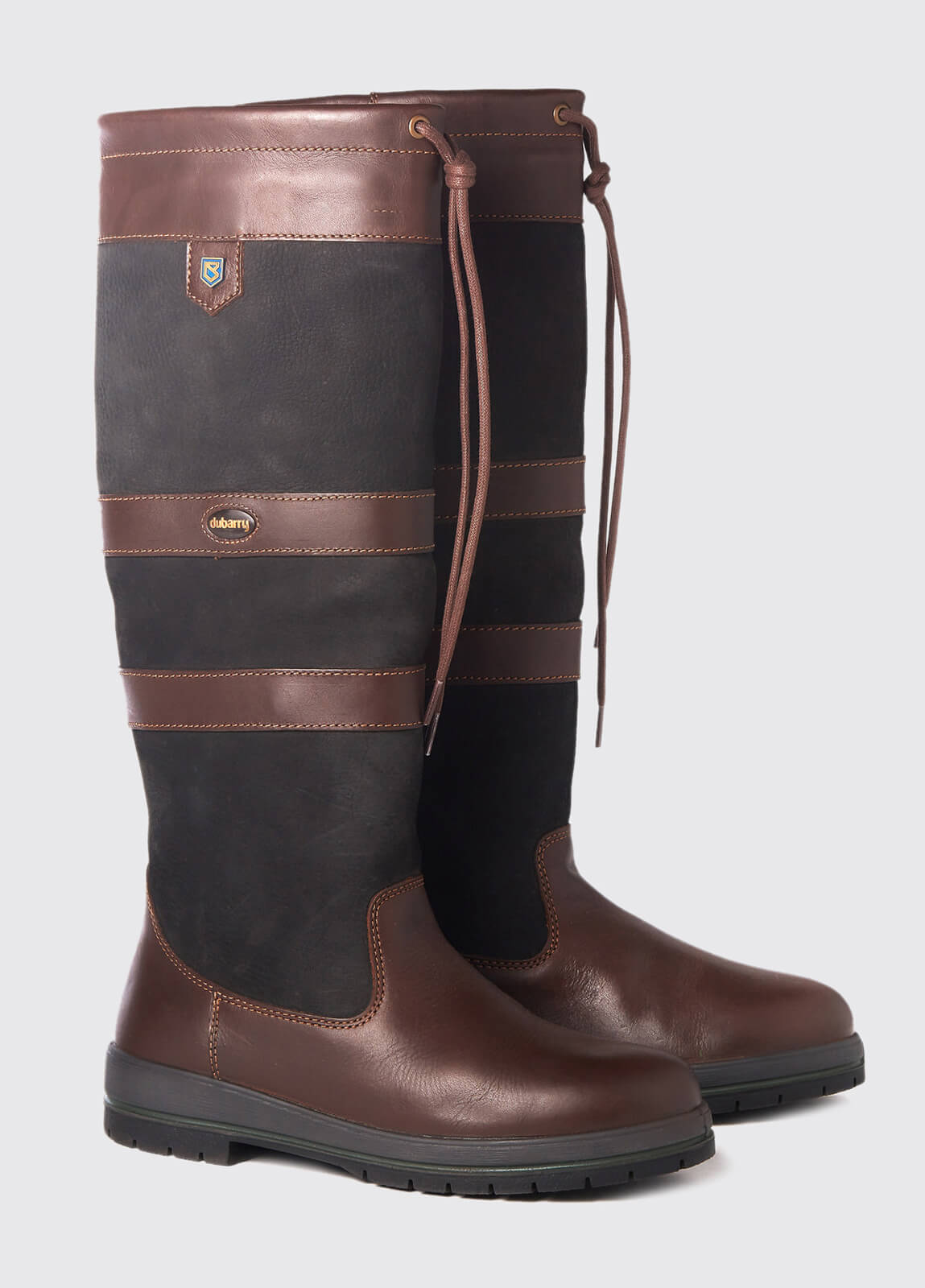Galway SlimFit Country Boot Black Brown