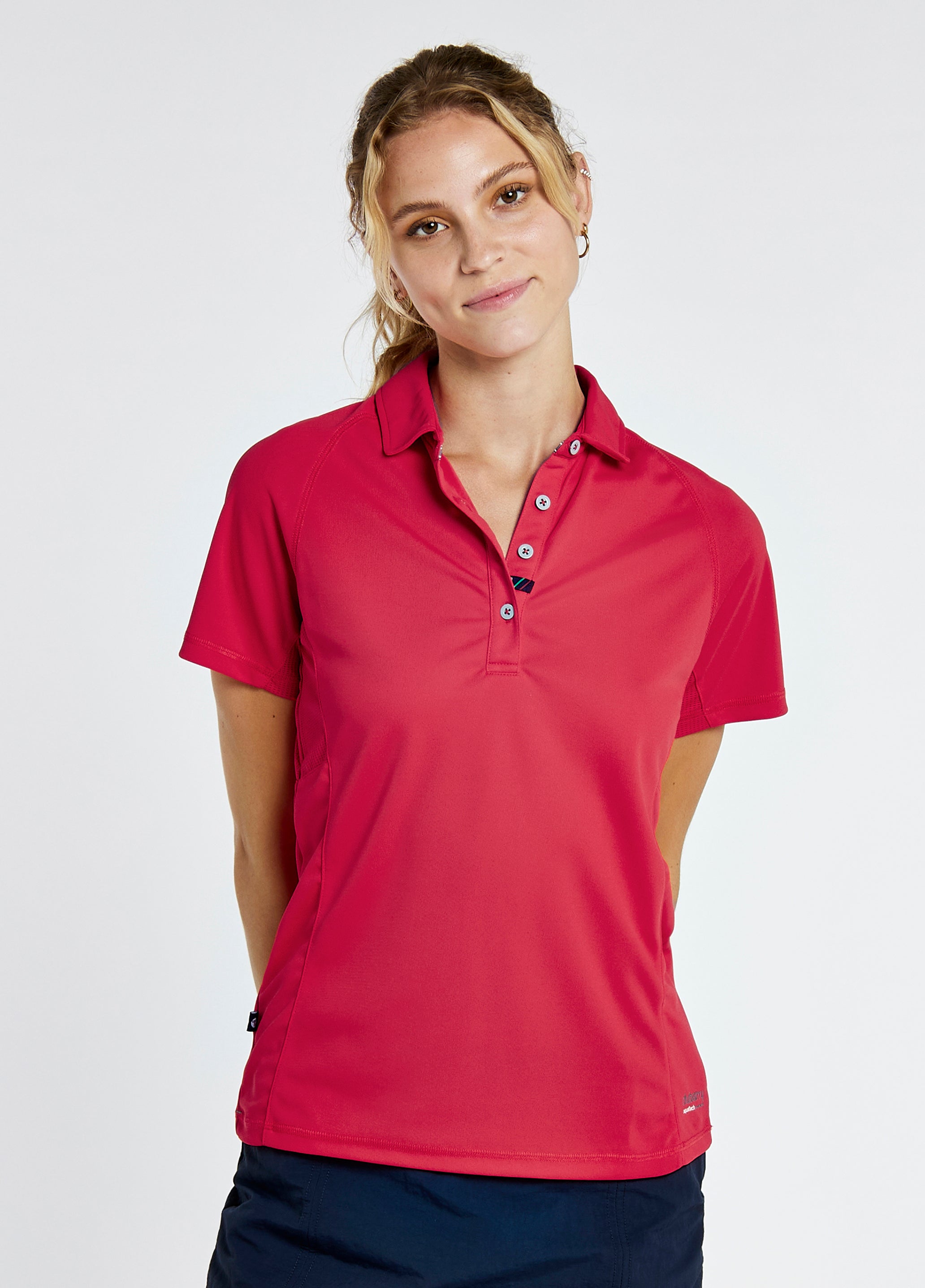 Riviera Women's Technical Polo - Red