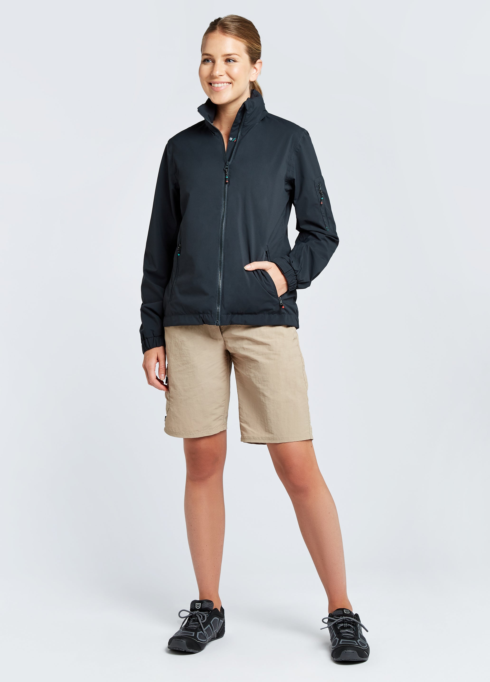 Corfu Women's Crew Jacket - Graphite