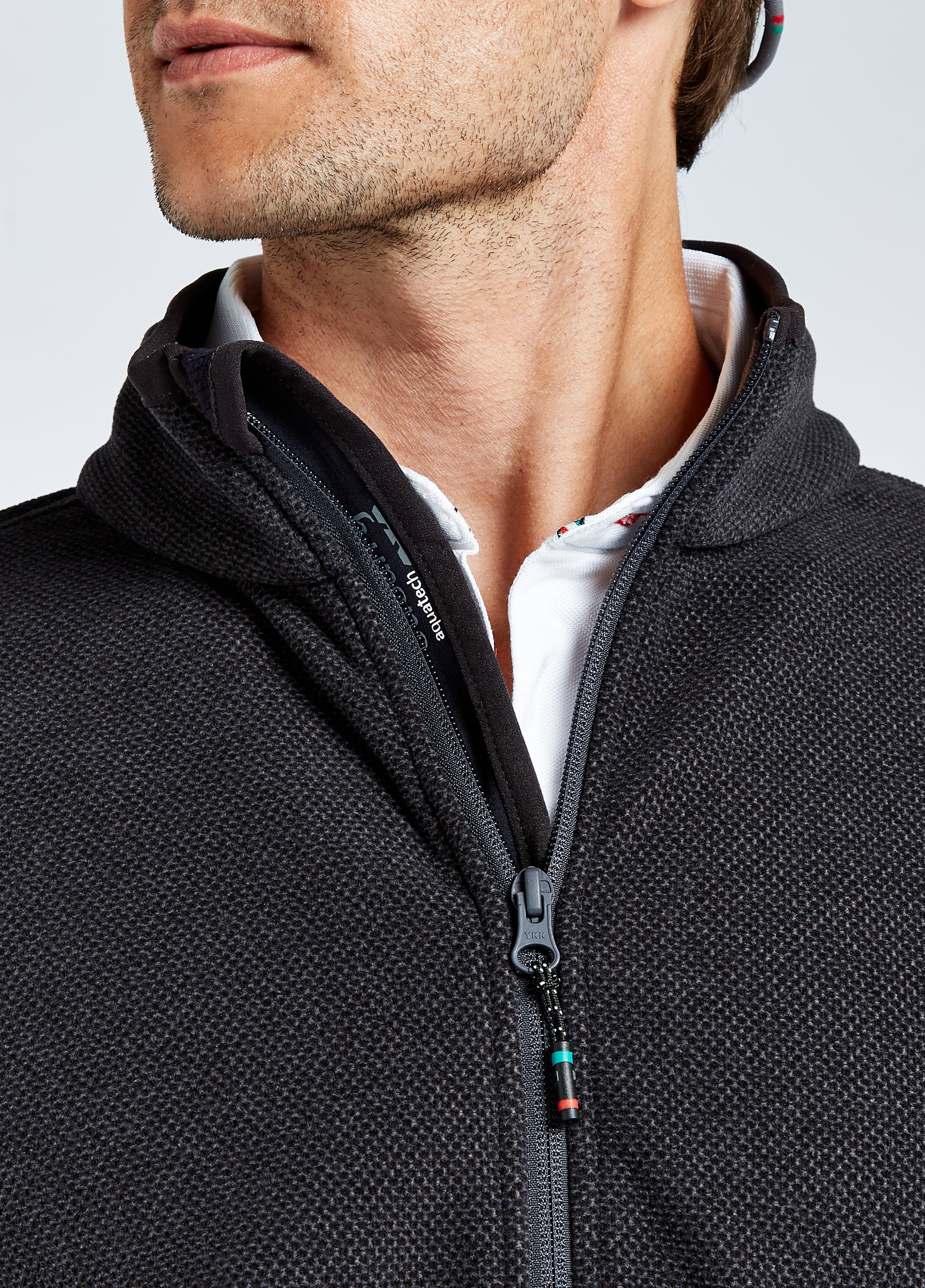 Mustique Men's Full-zip Fleece - Graphite