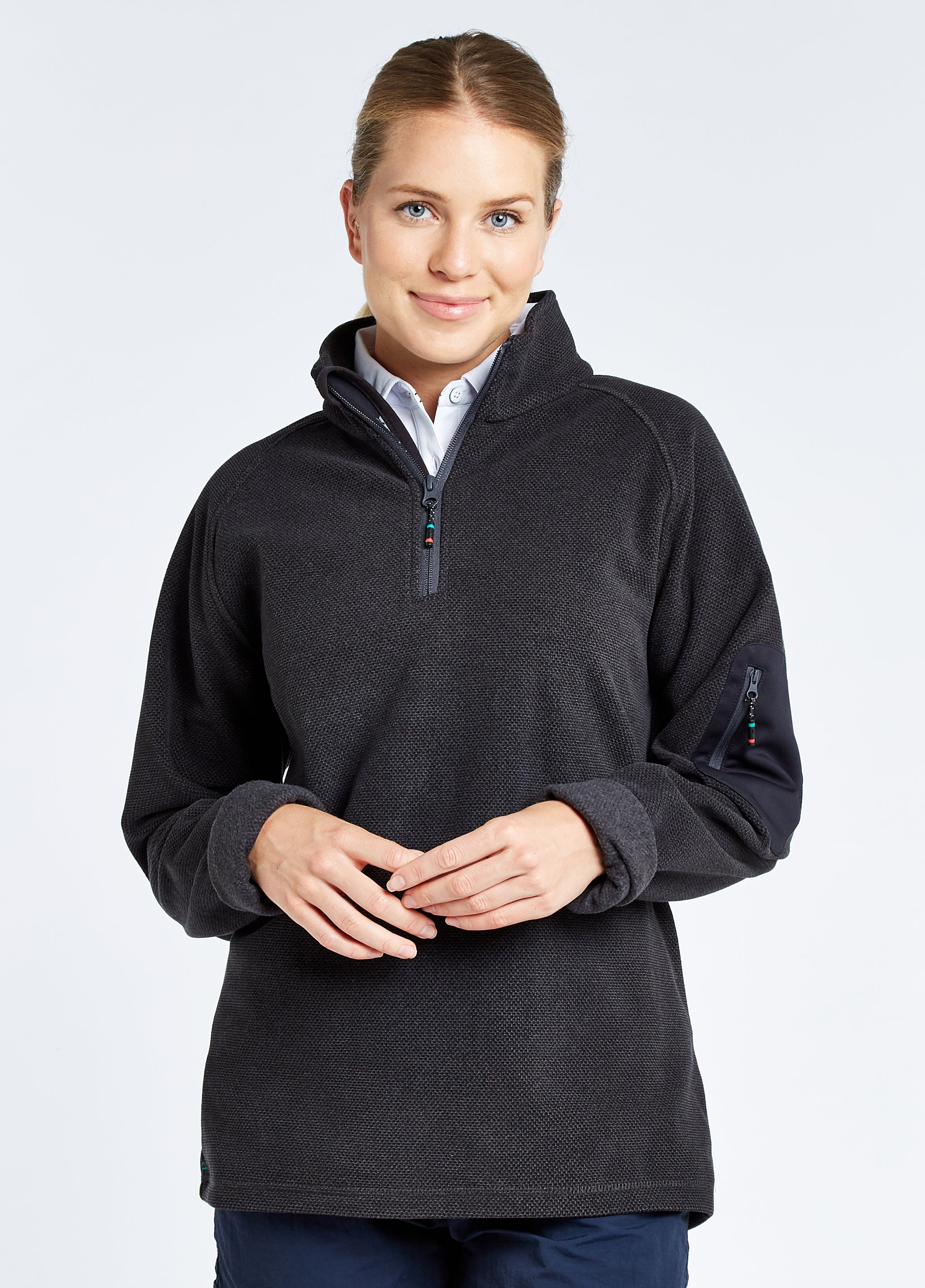 Monaco Unisex Quarter-zip Fleece - Graphite