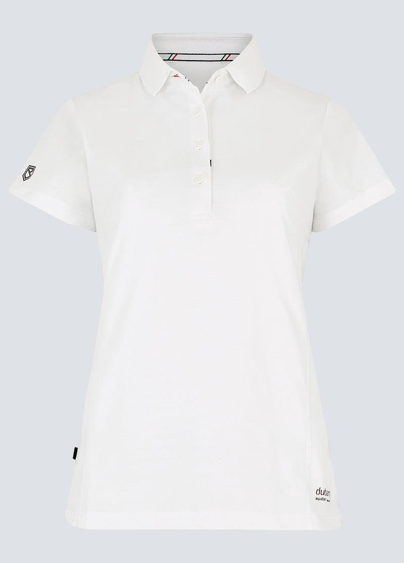 Martinique Women's Sunblock Polo - White