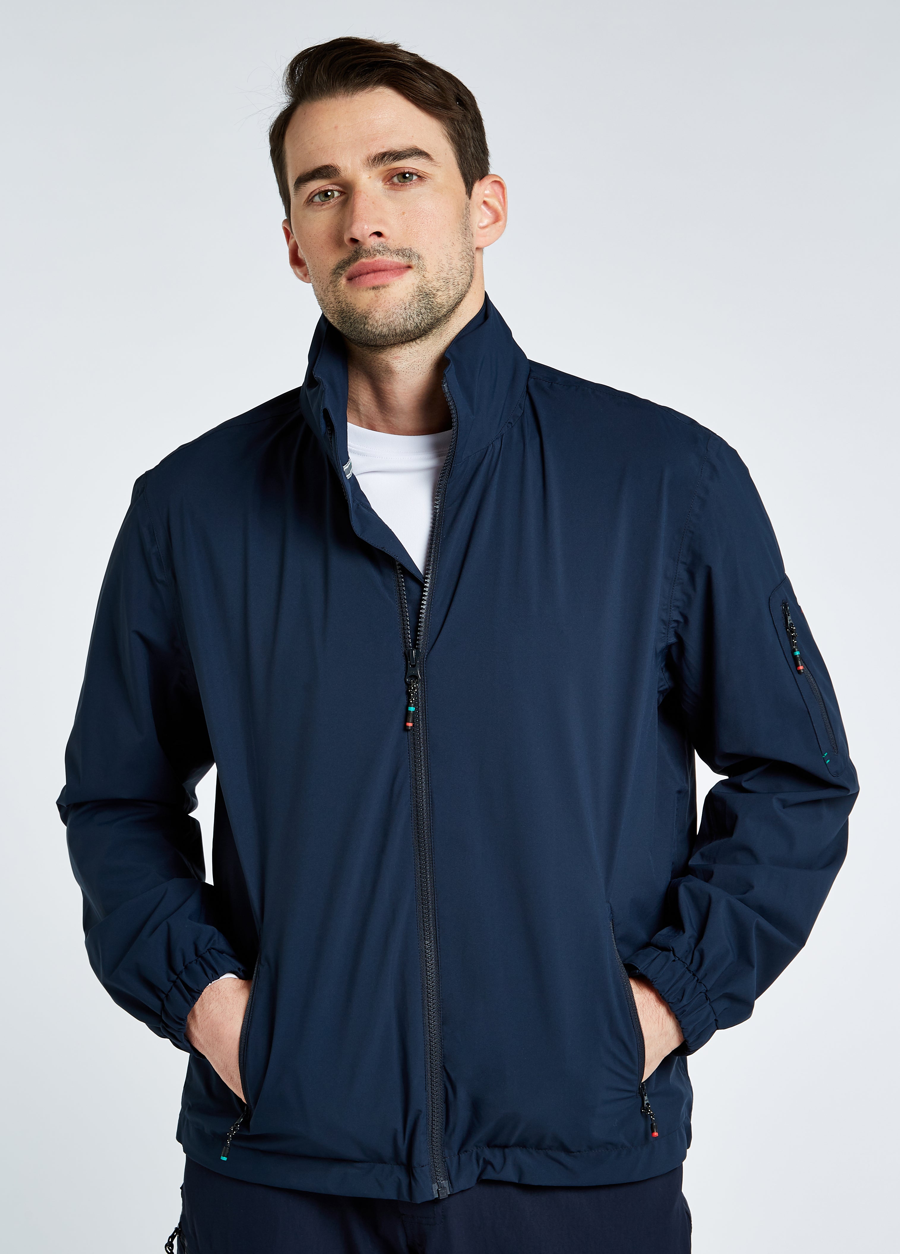 Croatia Men's Crew Jacket - Navy