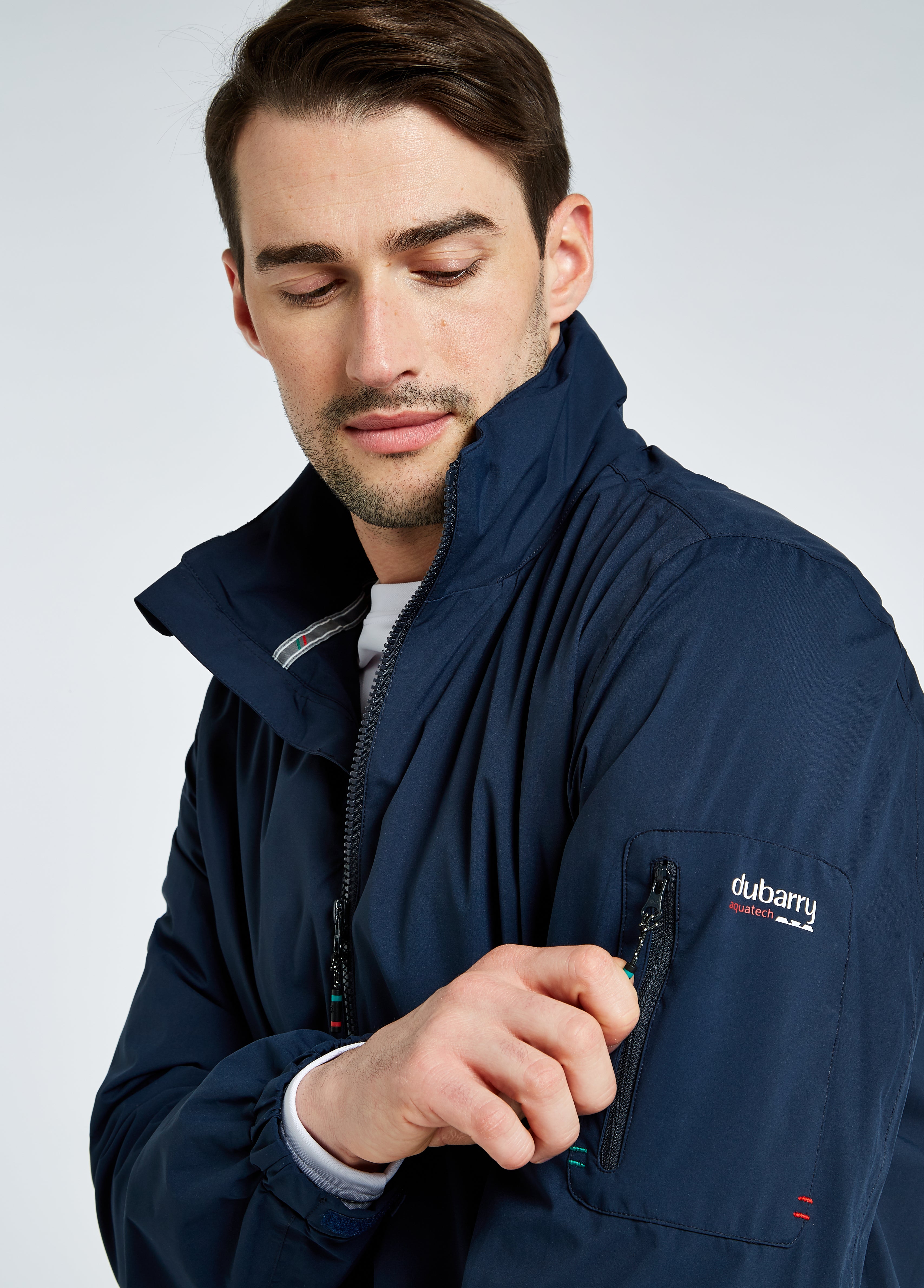 Croatia Men's Crew Jacket - Navy