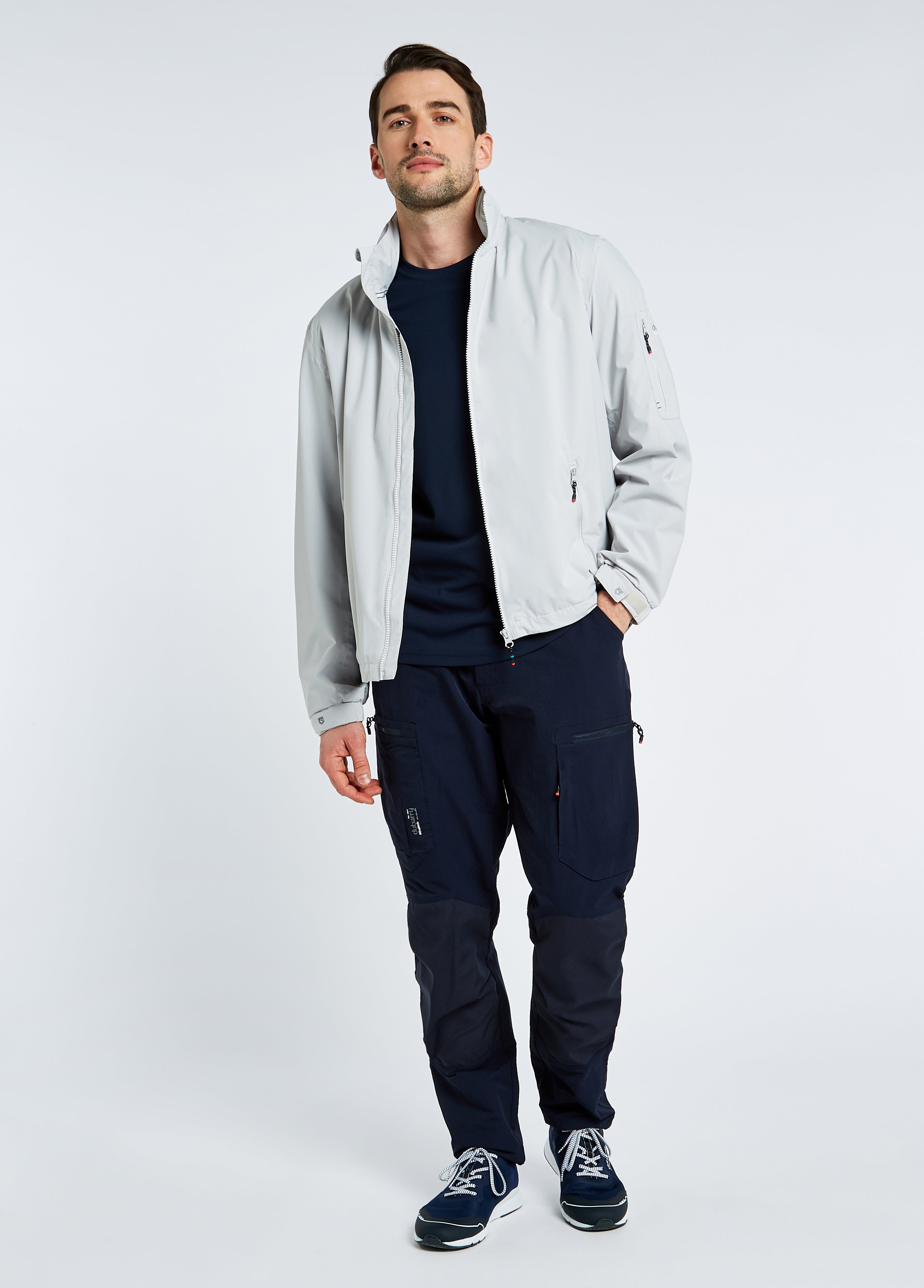 Croatia Men's Crew Jacket - Platinum