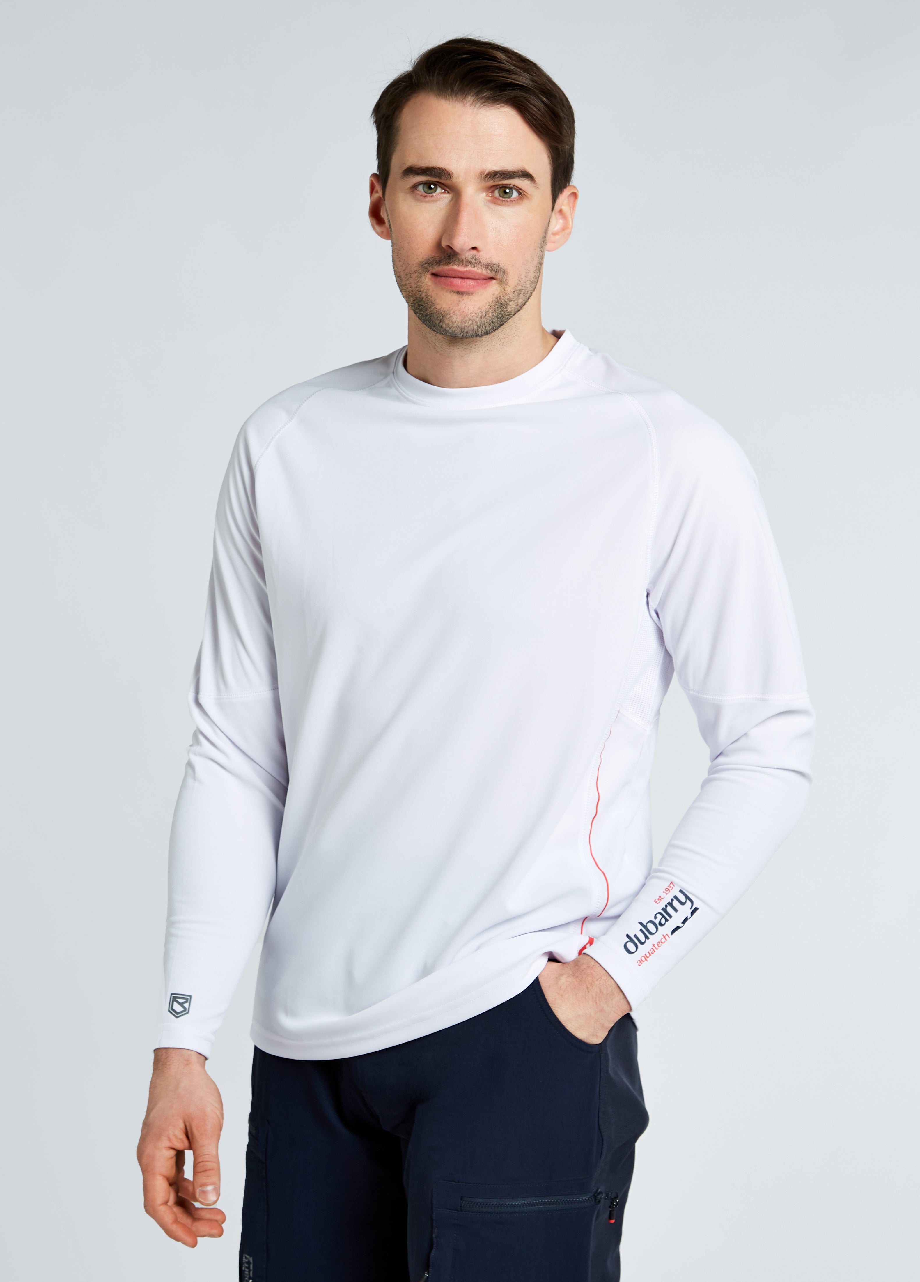 Ancona Men's Long-sleeved Tee - White