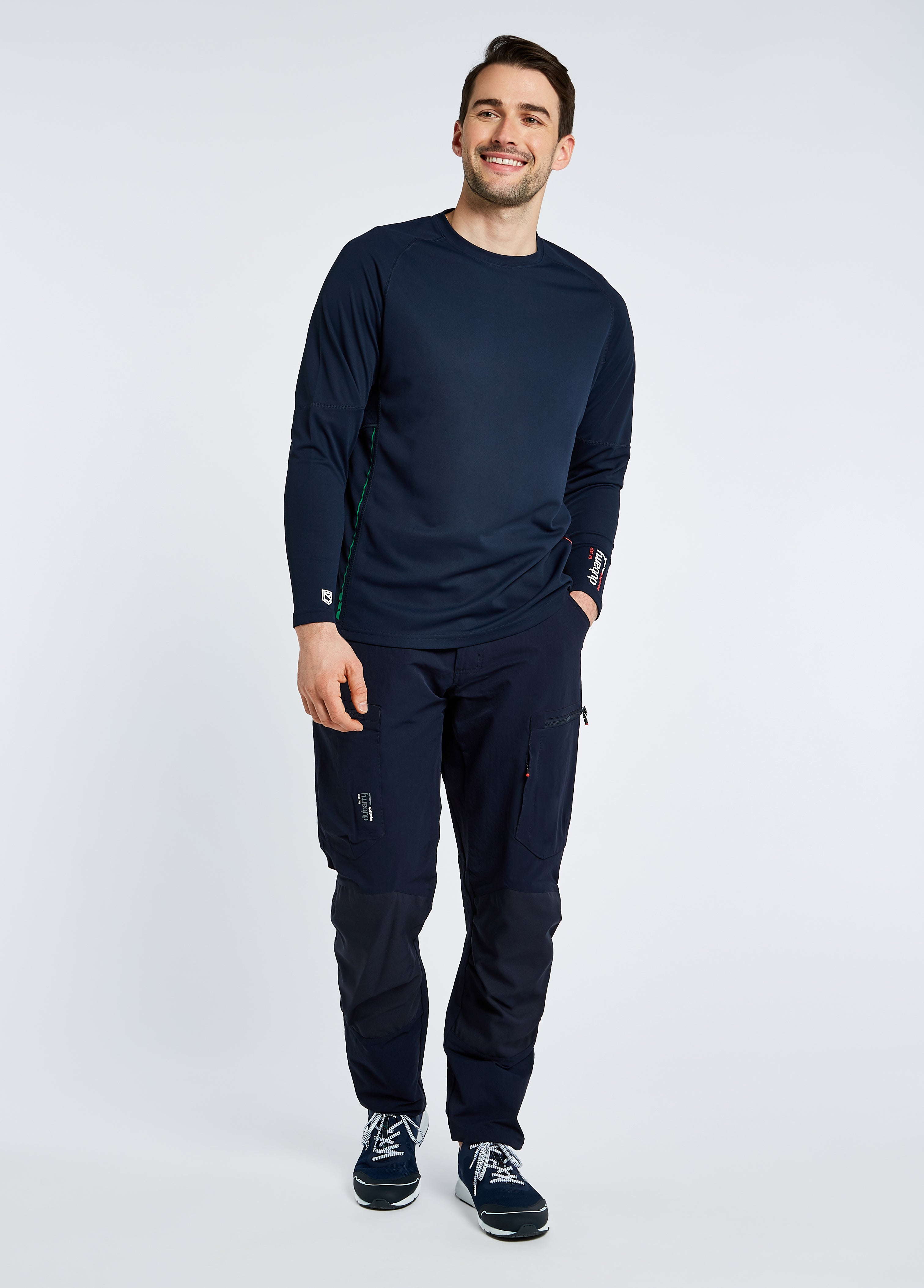 Ancona Men's Long-sleeved Tee - Navy