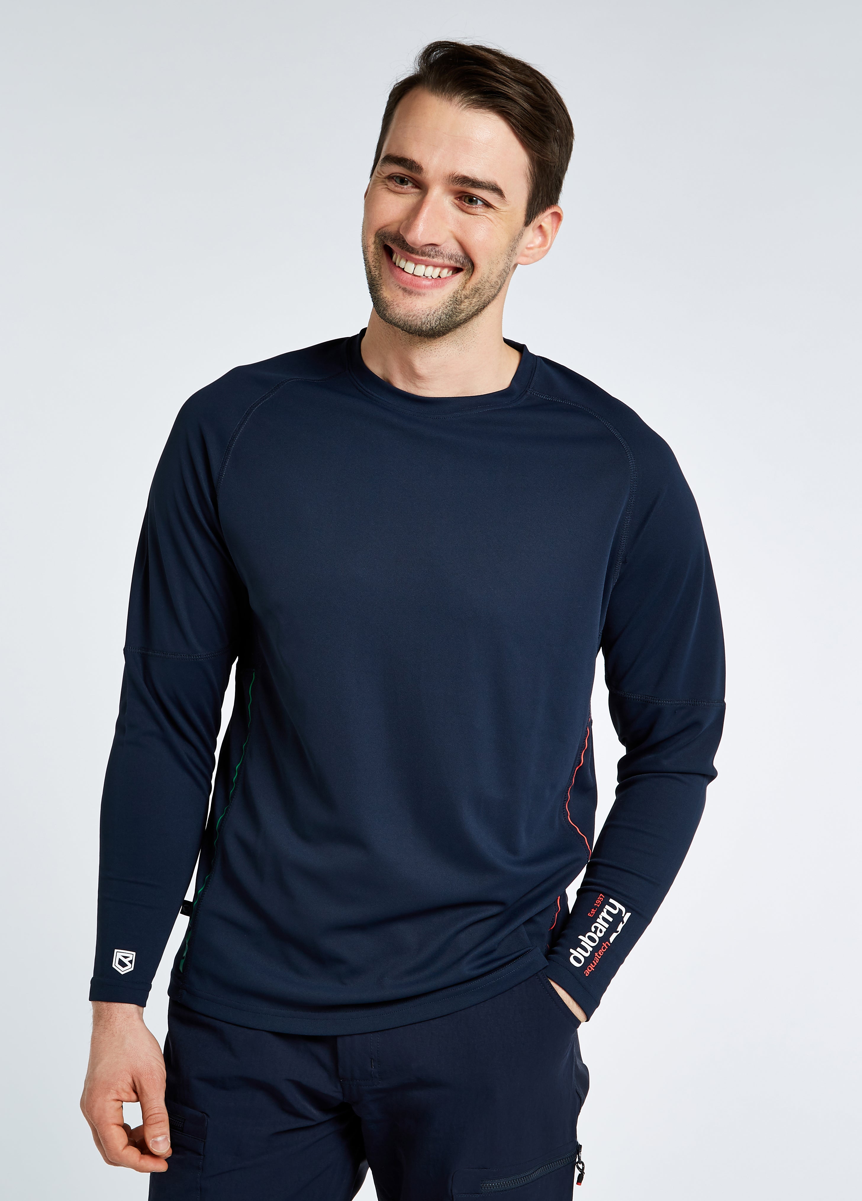 Ancona Men's Long-sleeved Tee - Navy