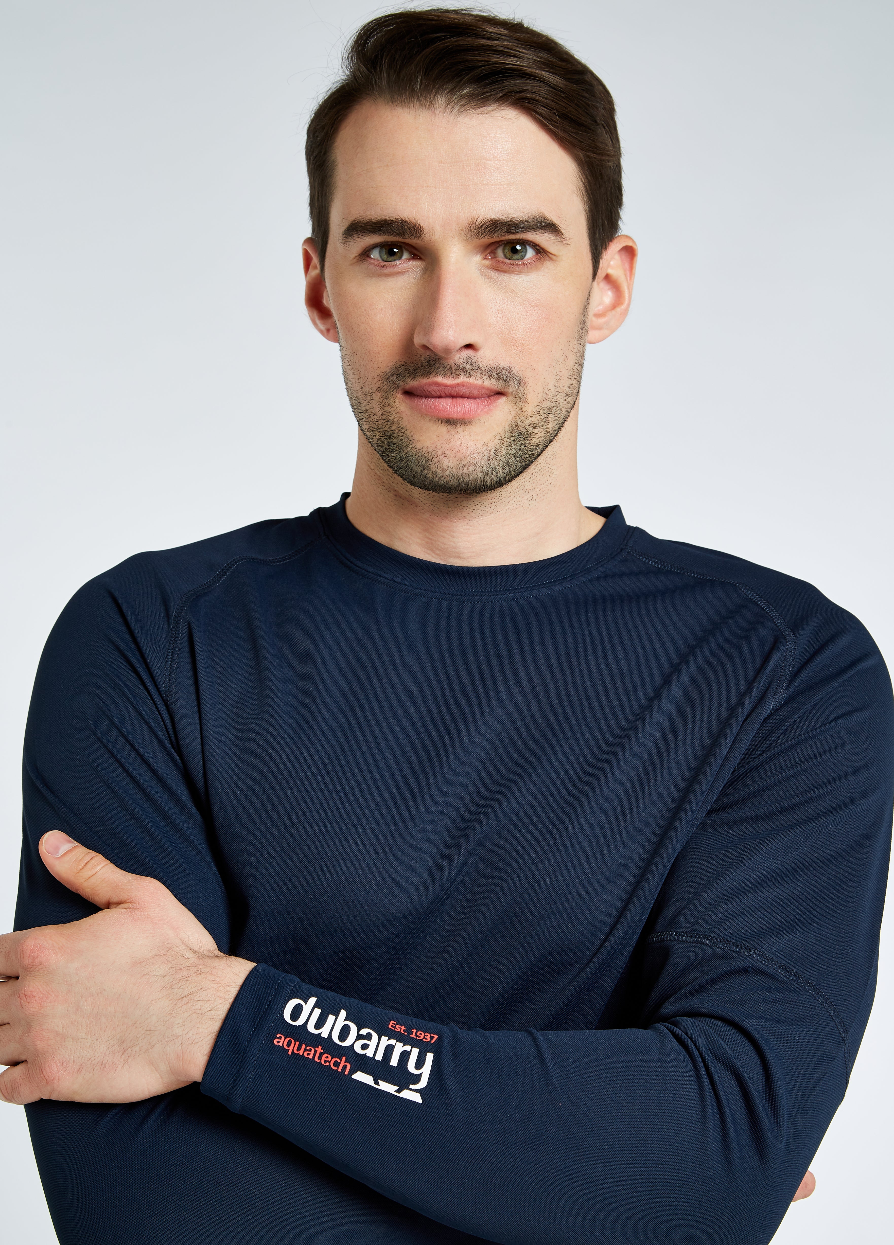 Ancona Men's Long-sleeved Tee - Navy