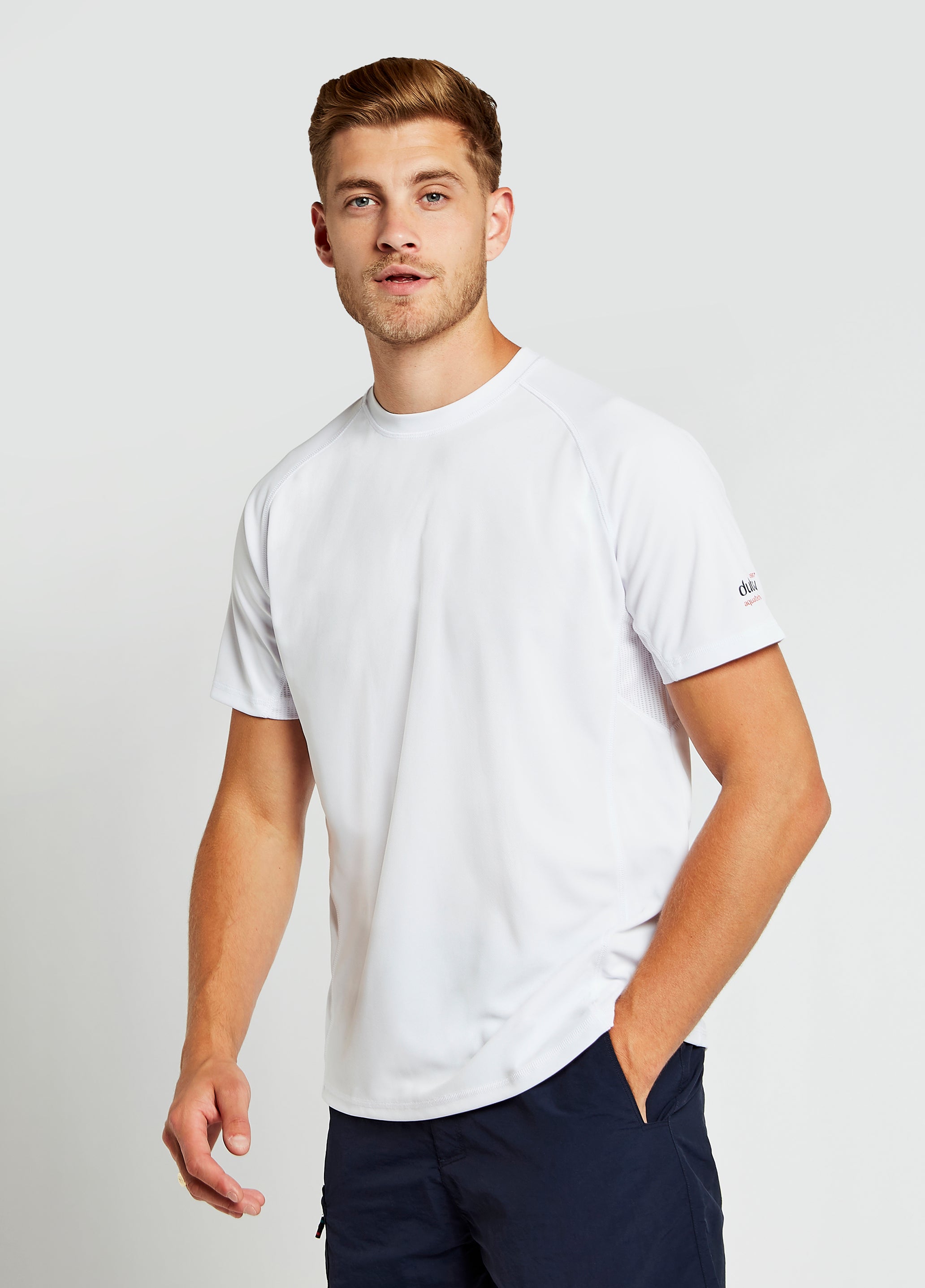 Tangier Men’s Short-sleeved Technical T-Shirt - White