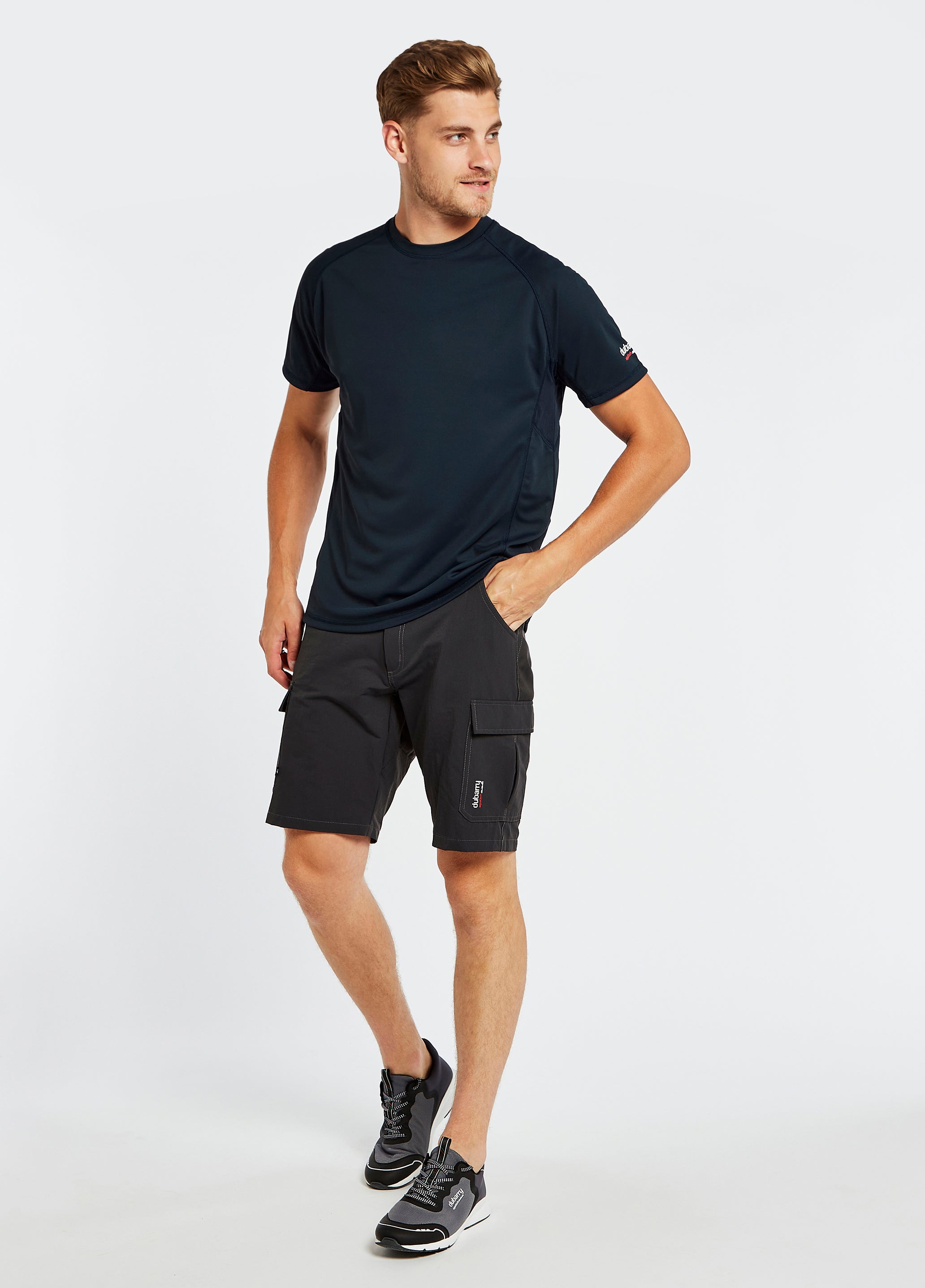Tangier Men’s Short-Sleeved Technical T-Shirt - Navy
