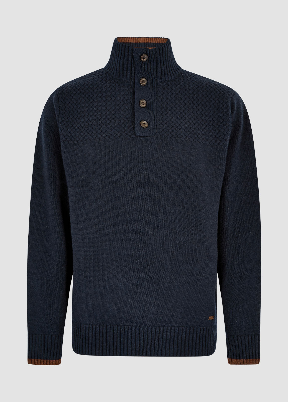 Roundwood Knitted Sweater - Navy