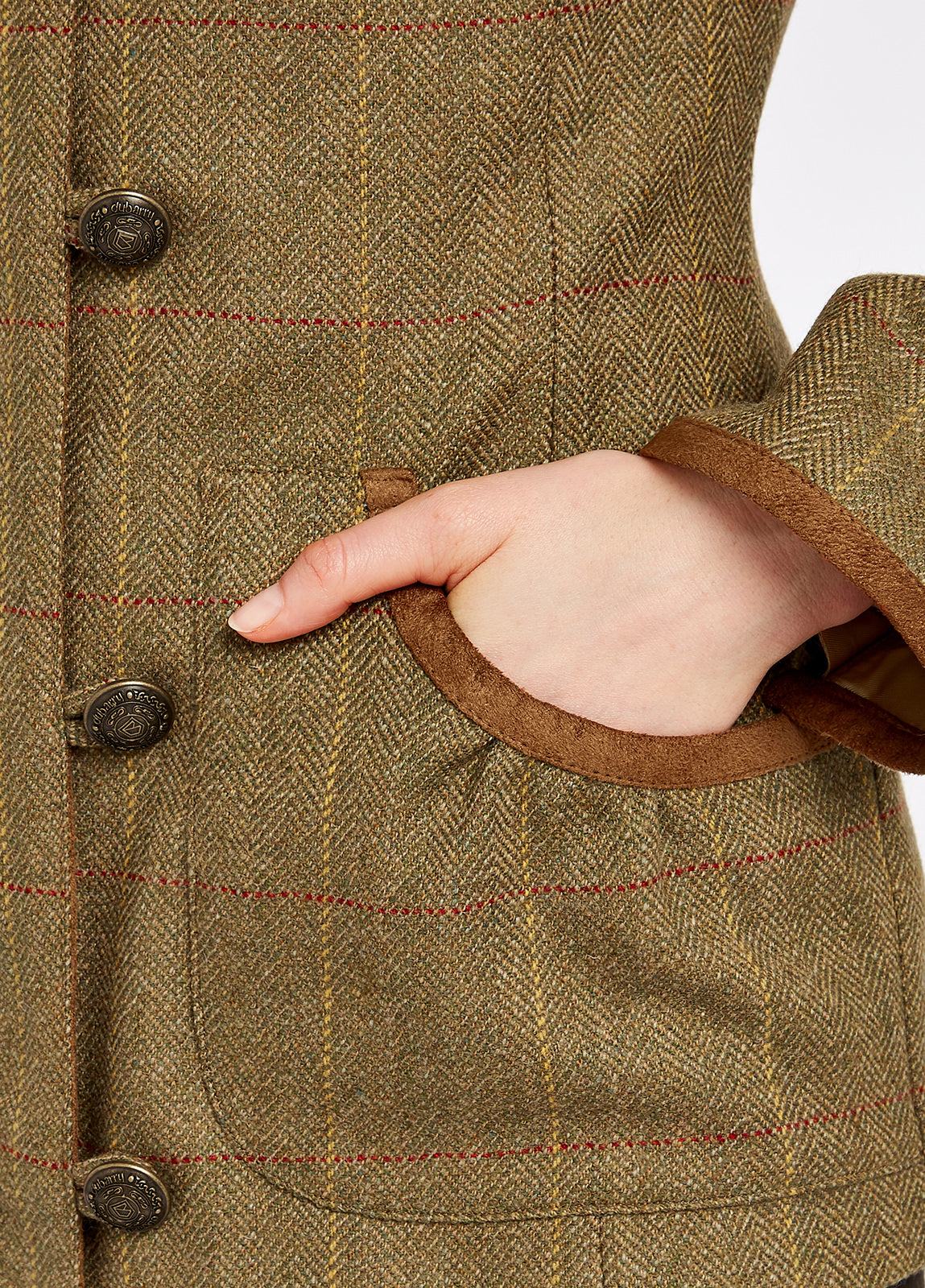 Bracken Tweed Coat - Elm