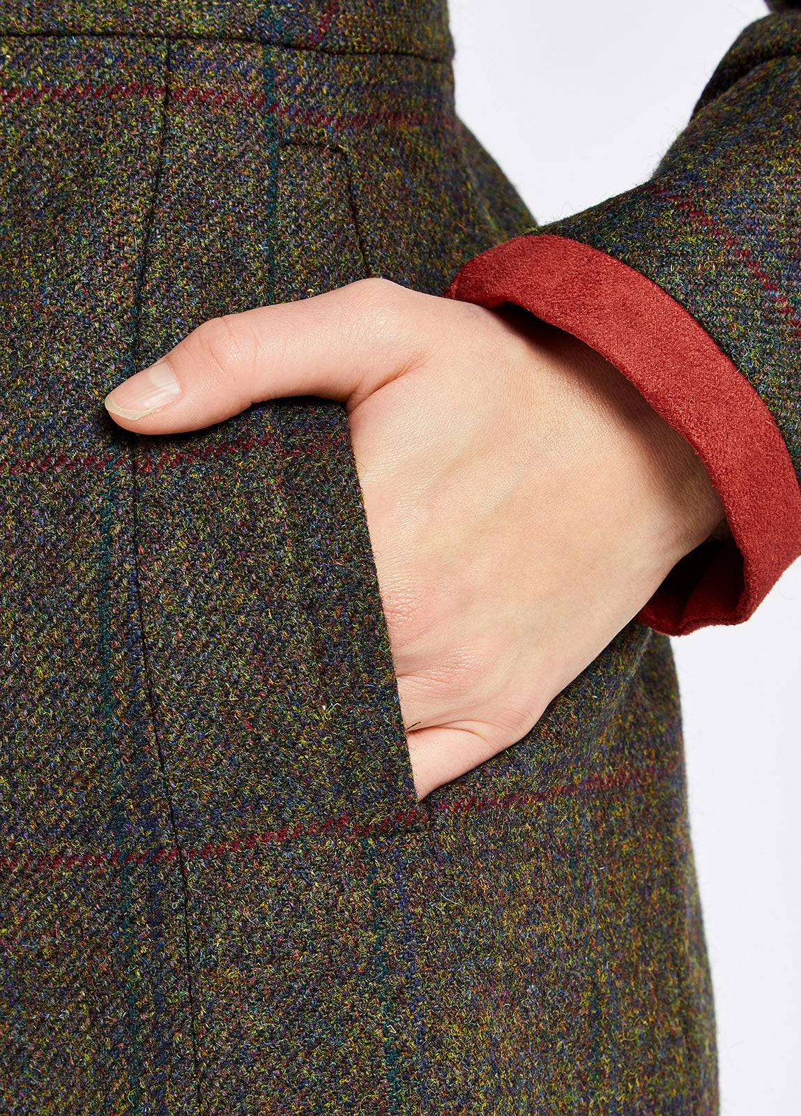 Hedgerow Tweed Coat - Hemlock