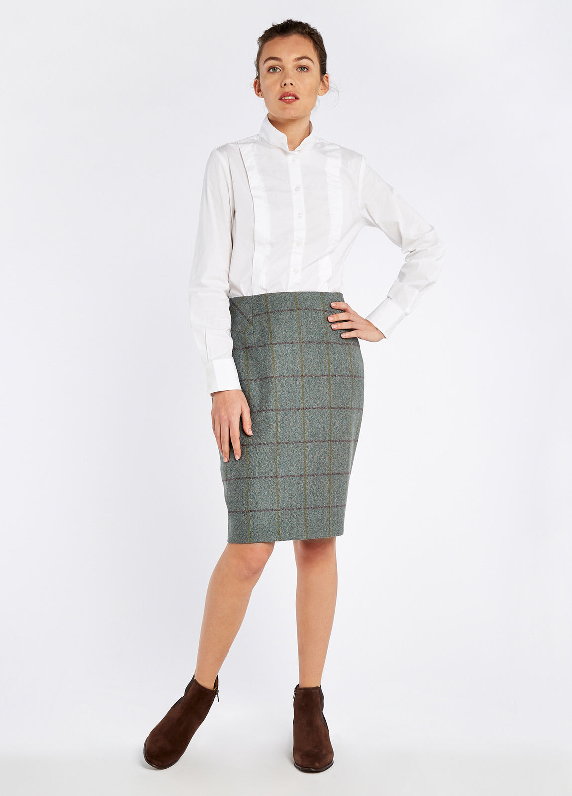 Fern Tweed Skirt - Sorrel