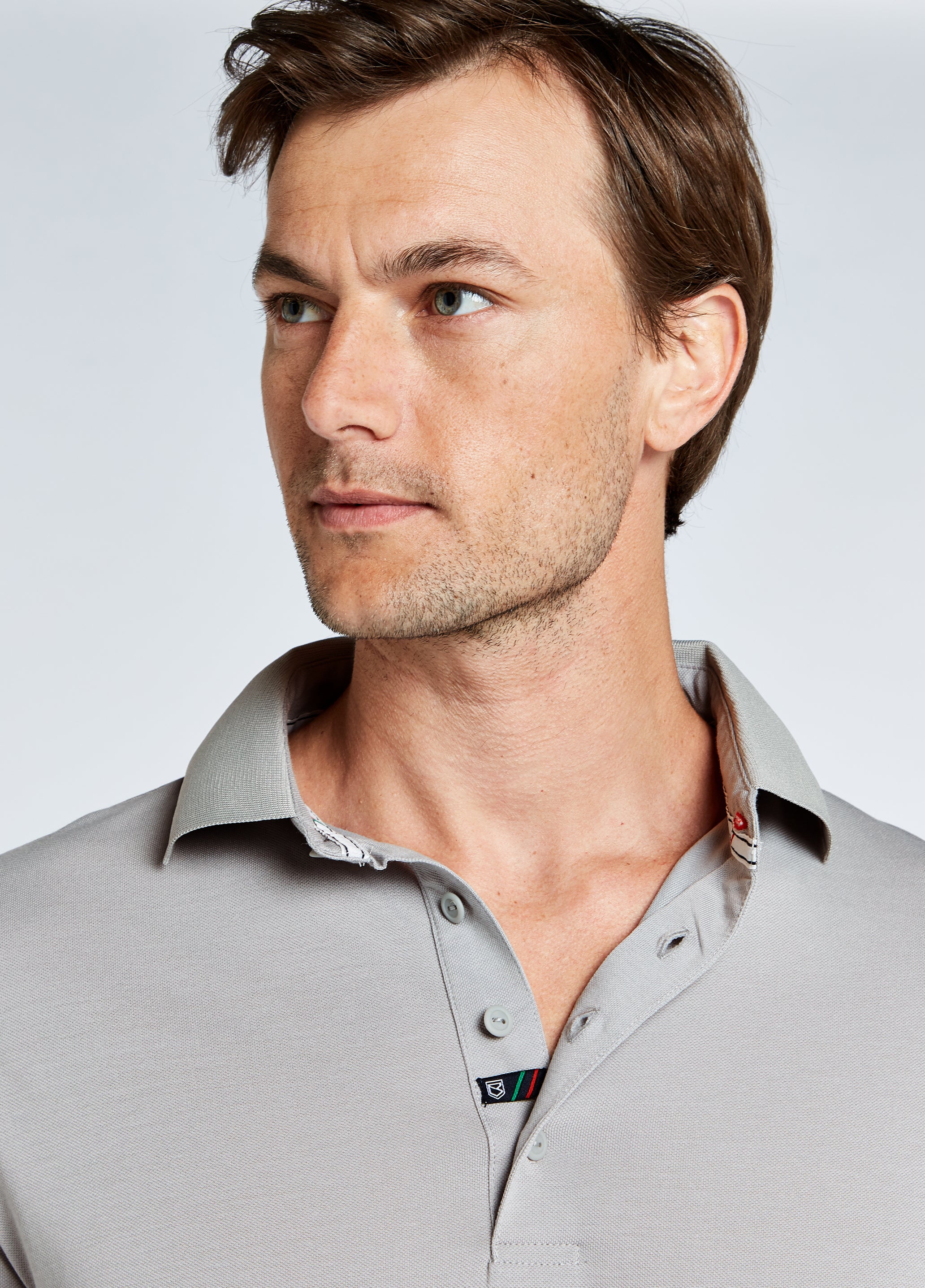 Freshford Unisex Long-sleeved Polo - Platinum