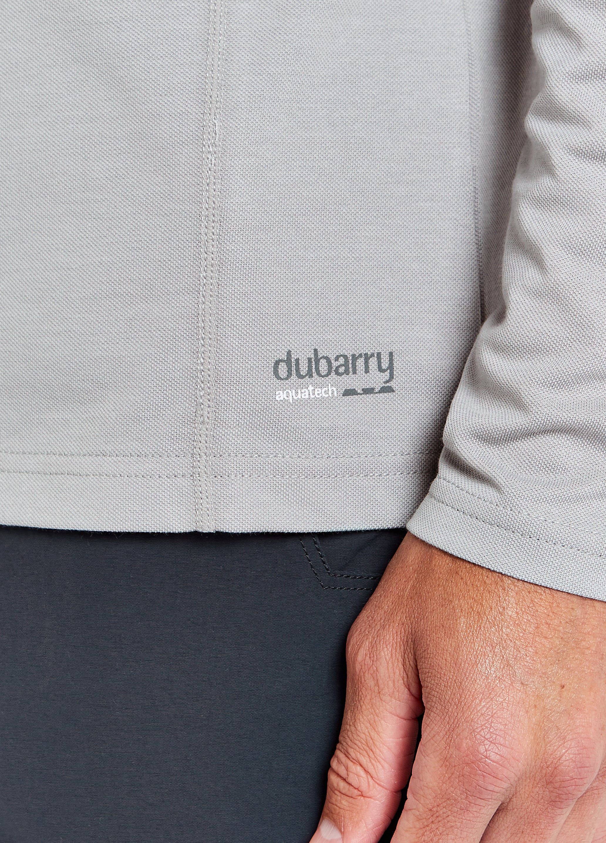 Freshford Unisex Long-sleeved Polo - Platinum