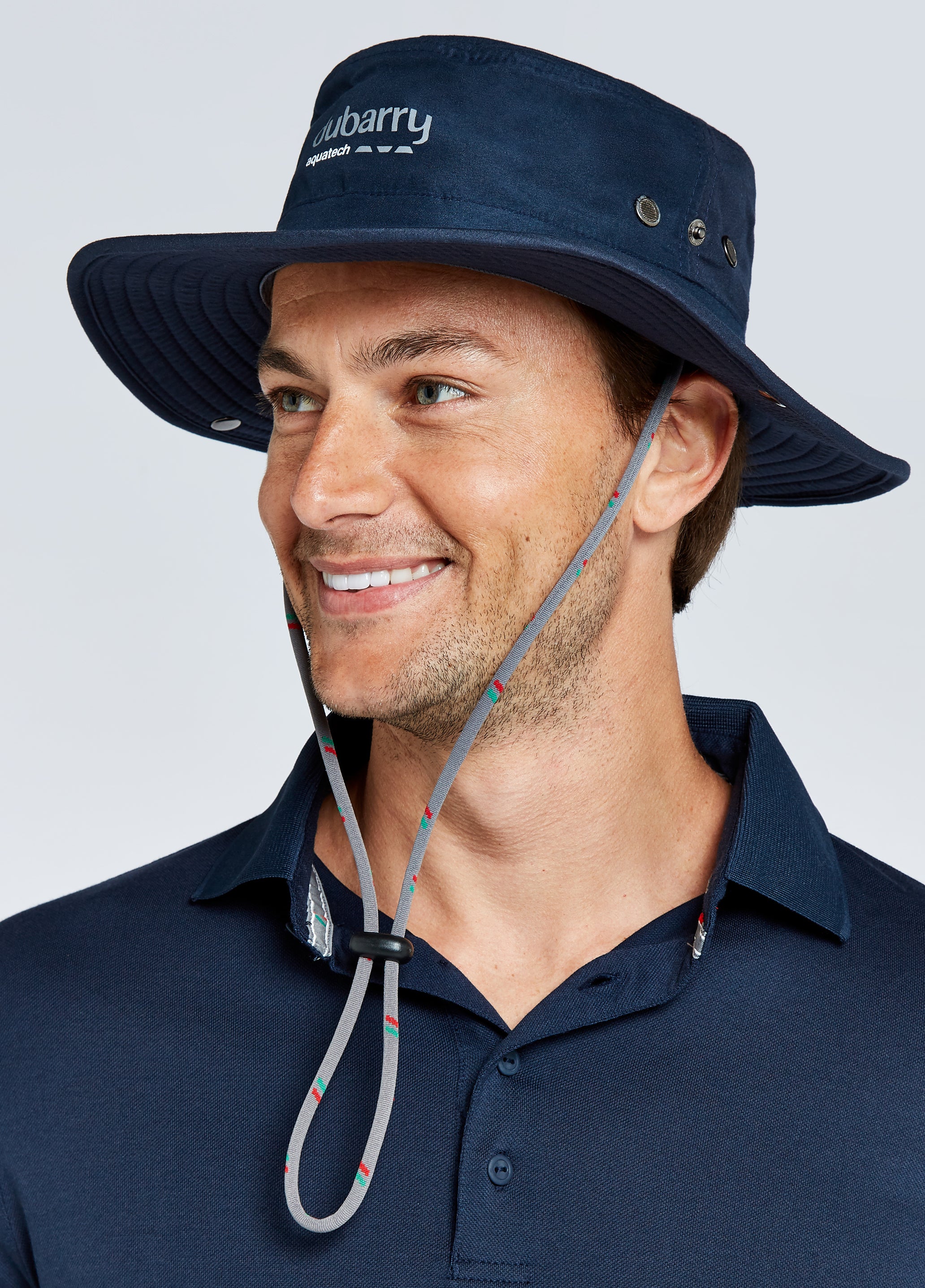 Genoa Brimmed Sun Hat - Navy